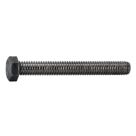 Midwest Fastener Grade 5, 3/8"-16 Hex Head Cap Screw, Plain Steel, 3 in L, 2 PK 39504